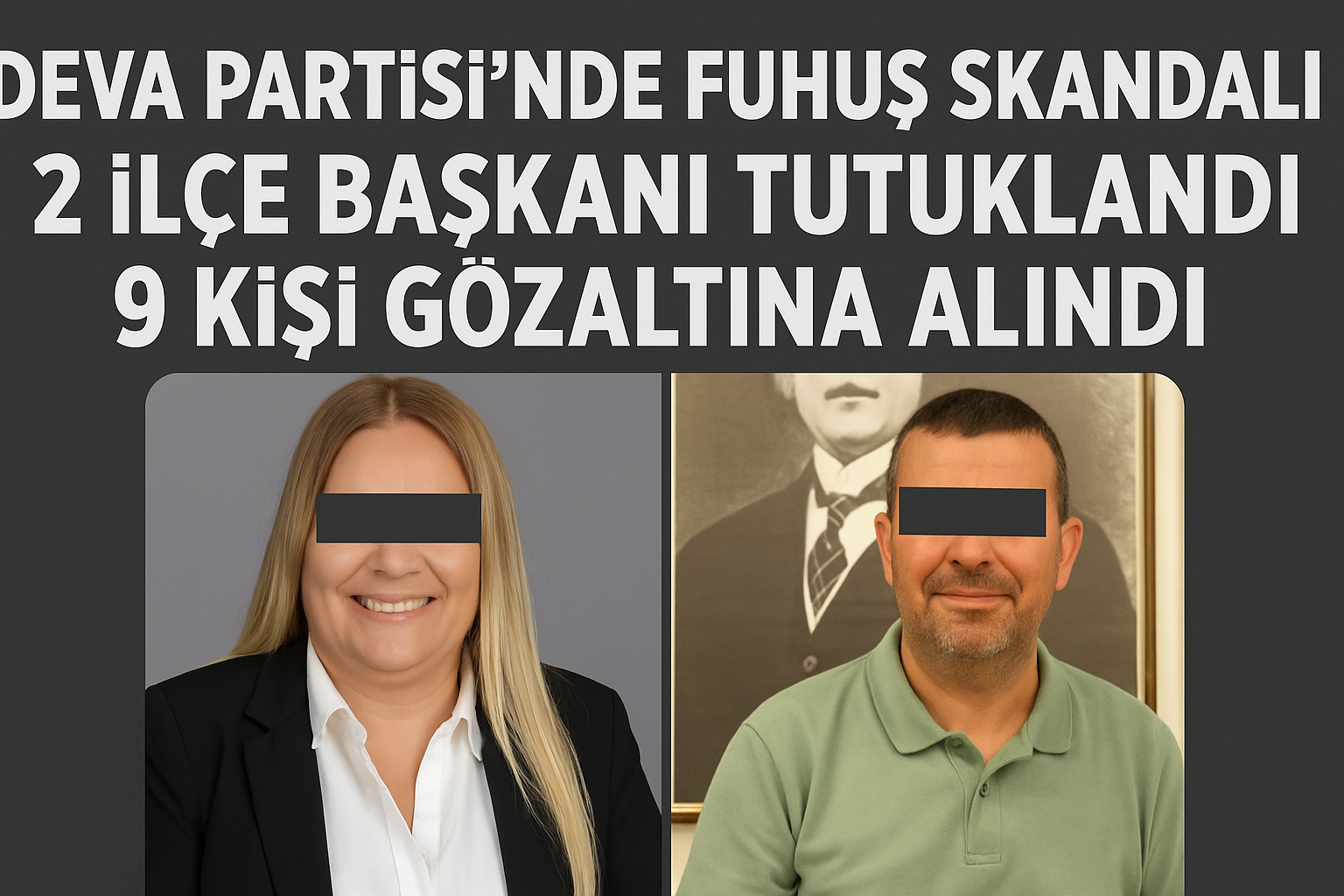 SİYASETİN KARA YÜZÜ: DEVA PARTİLİ BAŞKANLAR FUHUŞ AĞINDA YAKALANDI!