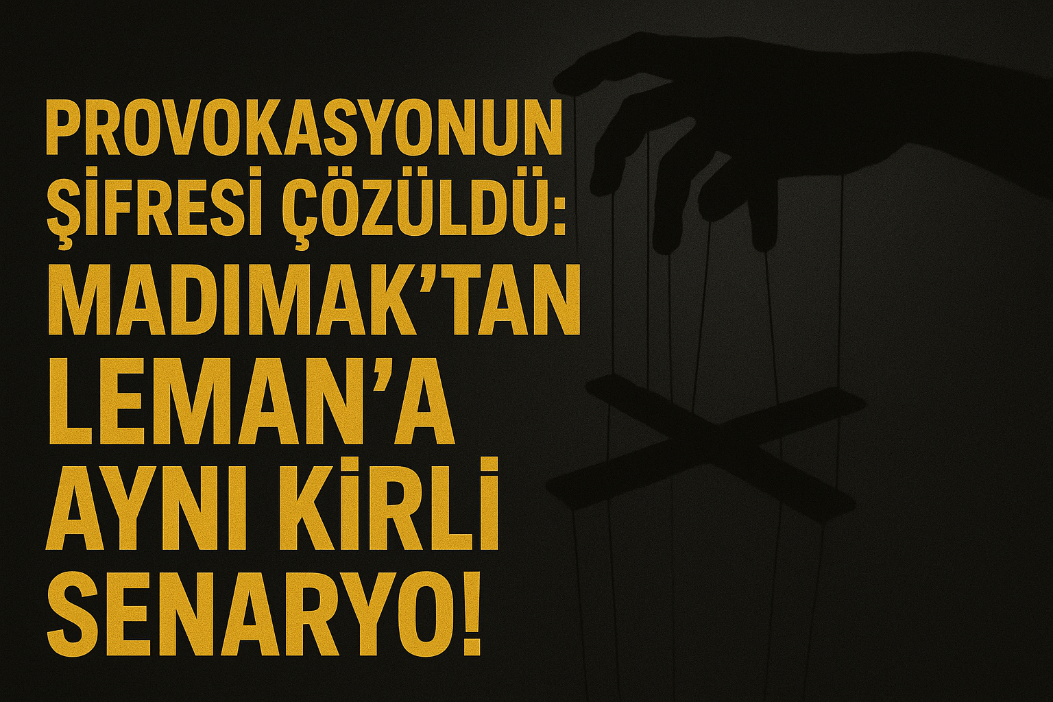 Provokasyonun Şifresi Çözüldü: Madımak’tan LeMan’a Aynı Kirli Senaryo!