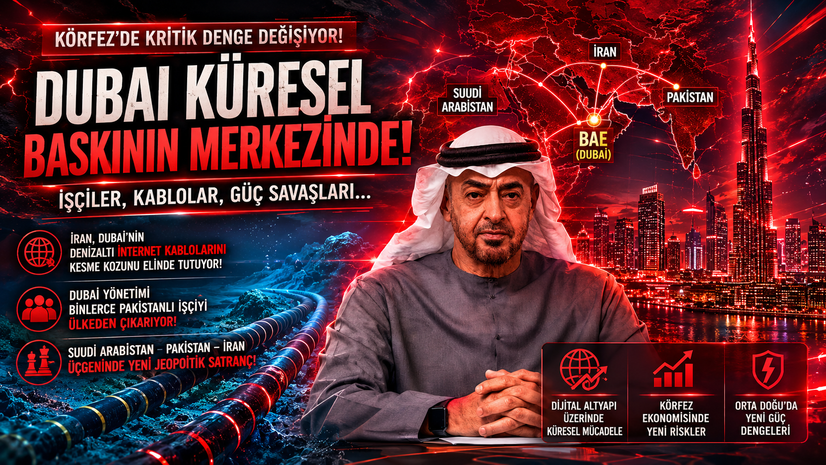 Körfez’de Büyük Kırılma: Dubai Küresel Baskının Merkezine Yerleşiyor